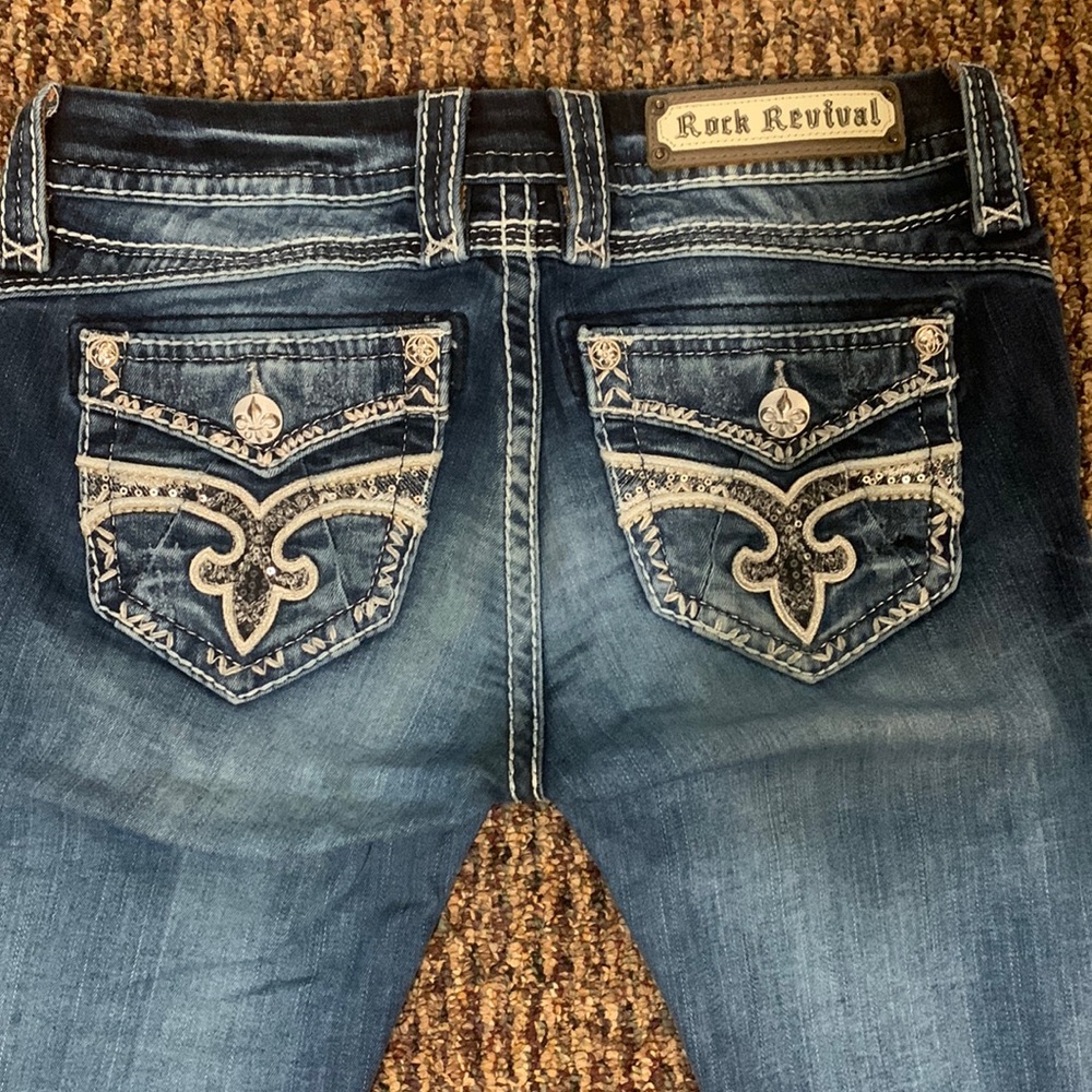 Rock Revival women’s skinny denim jeans sz 27 Staceya